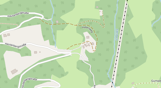 Chaletdorf auf Satellitenbild