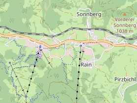 Chaletdorf auf Karte