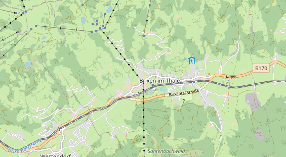 Chaletdorf auf Karte