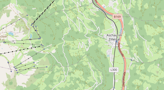 Chaletdorf auf Karte