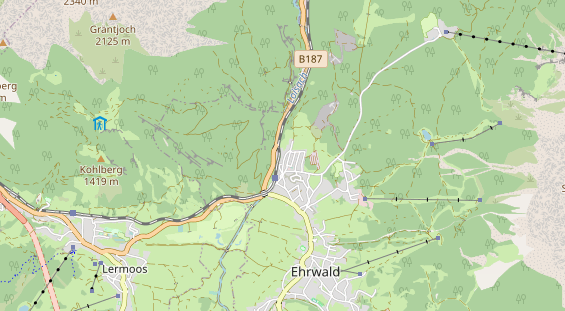 Chaletdorf auf Karte