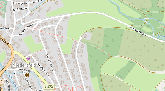 Chaletdorf auf Karte