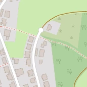 Chaletdorf auf Karte