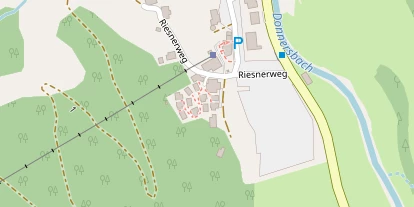 Chaletdorf auf Satellitenbild