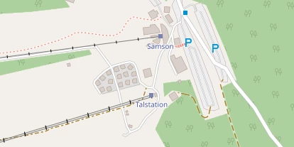 Chaletdorf auf Satellitenbild