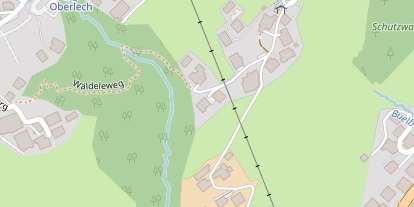 Chaletdorf auf Satellitenbild