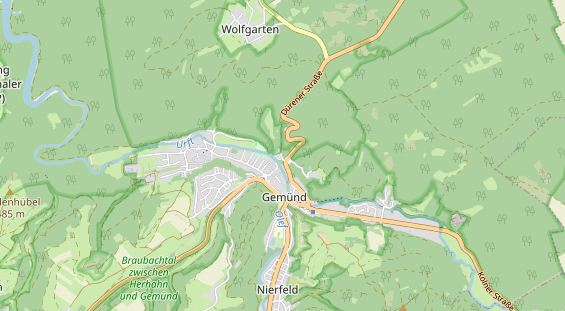 Chaletdorf auf Karte