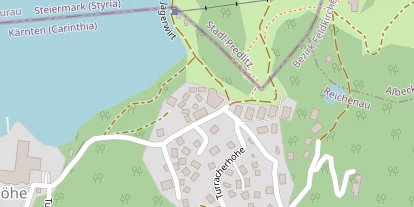 Chaletdorf auf Satellitenbild