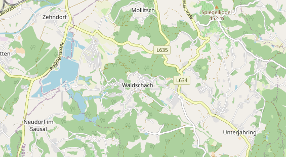 Chaletdorf auf Karte