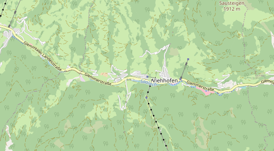 Chaletdorf auf Karte