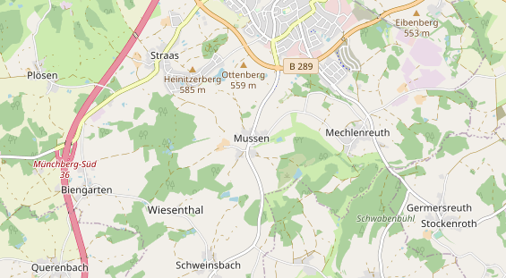 Chaletdorf auf Karte