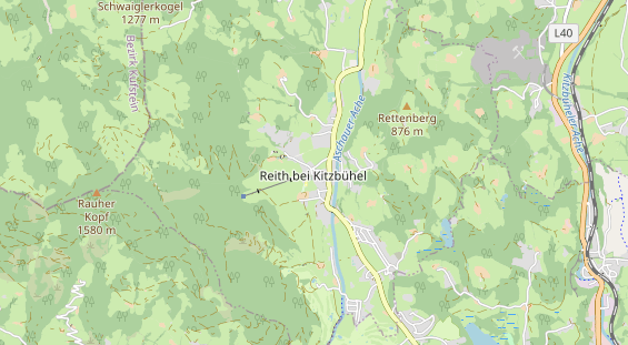 Chaletdorf auf Karte