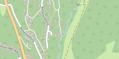 Chaletdorf auf Satellitenbild