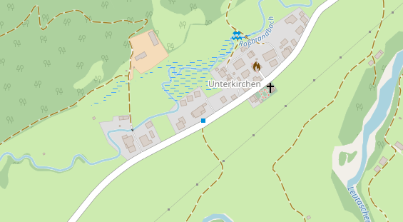 Chaletdorf auf Satellitenbild