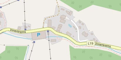 Chaletdorf auf Satellitenbild
