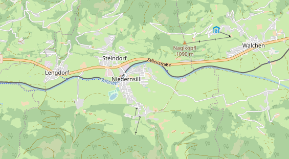 Chaletdorf auf Karte