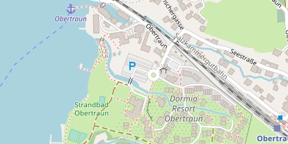 Chaletdorf auf Satellitenbild