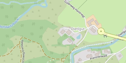 Chaletdorf auf Satellitenbild