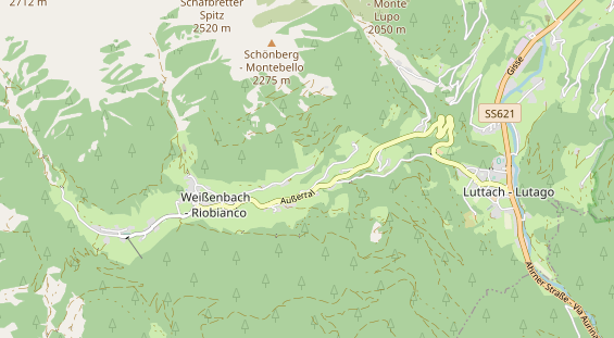 Chaletdorf auf Karte