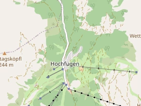 Chaletdorf auf Karte