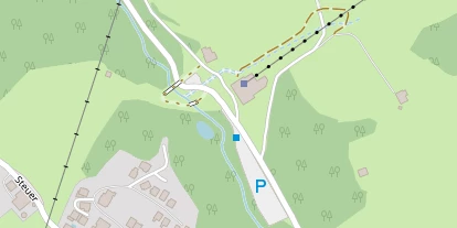 Chaletdorf auf Satellitenbild