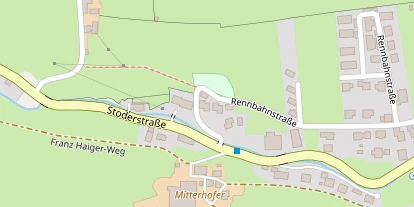 Chaletdorf auf Satellitenbild