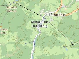 Chaletdorf auf Karte