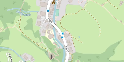 Chaletdorf auf Satellitenbild