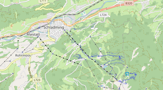 Chaletdorf auf Karte