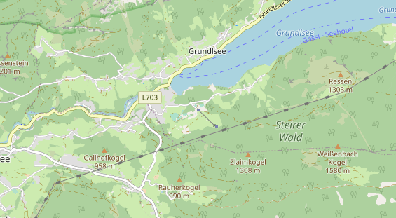 Chaletdorf auf Karte