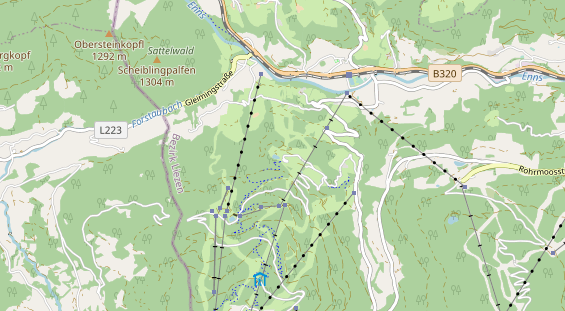 Chaletdorf auf Karte