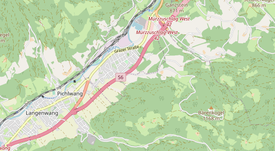 Chaletdorf auf Karte