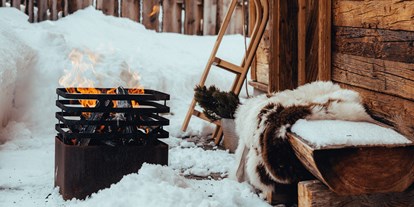 Hüttendorf - zustellbares Kinderbett - Winter im Chaletdorf Alpzitt - Alpzitt Chalets