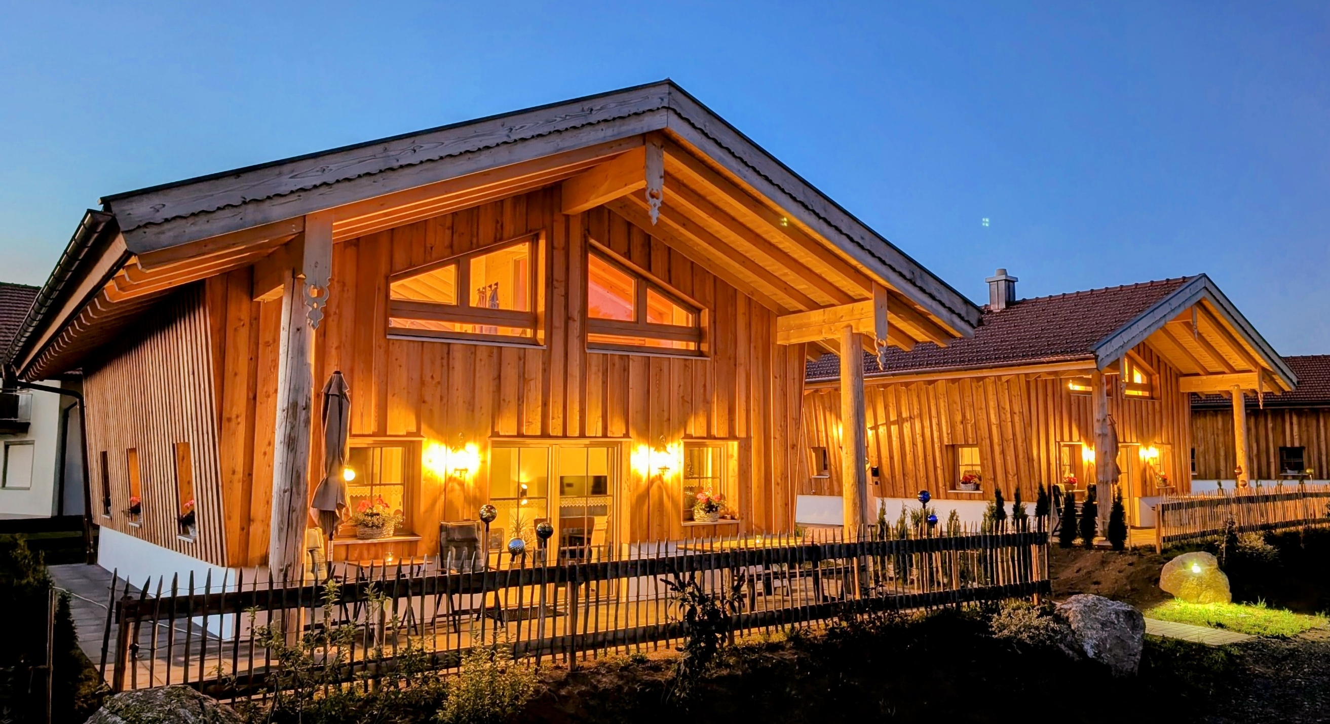 Chalet - 5***** Chalet Wegwarte & Chalet Sonnenhut - Inser Hof - Hüttenleben Bayern