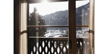 Hüttendorf - Skiraum: im Chalet - St. Magdalena im Gsiesertal - Aussicht auf St. Vigil in Enneberg -  Pescosta Chalet Luxury Living