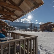 Chalet - Entspannung im Winter auf dem Lake Woody Balkon. - Lake Resort Pressegger See