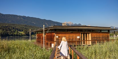Hüttendorf - Sauna: im Hauptgebäude - PLZ 9631 (Österreich) - See Spa. - Lake Resort Pressegger See