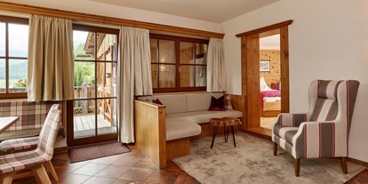 Hüttendorf - Sauna: im Hauptgebäude - Seefeld in Tirol - Chalets & Aparthotel Grünwald Resort Sölden mit Pool an der Piste