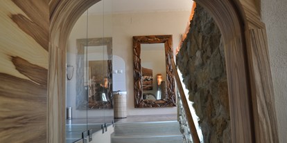 Hüttendorf - Sauna: im Hauptgebäude - Prappernitze - Erdhäuser und Suiten im Hobbit-Style