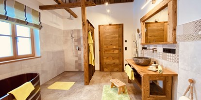 Hüttendorf - Sauna: im Chalet - PLZ 94143 (Deutschland) - Badezimmer - Bergbauernchalets 