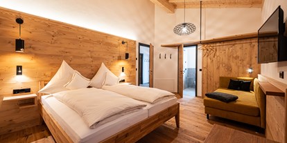 Hüttendorf - Schwerpunkt: Skiurlaub - Balderschwang - Schlafzimmer 1 im Chalet - DIE ZWEI Sonnen Chalets