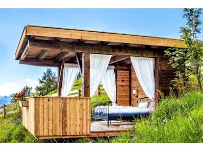 Hüttendorf - Sauna: im Hauptgebäude - Tux - Outdoorzimmer (Frühjahr-Sommer-Herbst) - STERN MOUNTAIN CHALETS ****