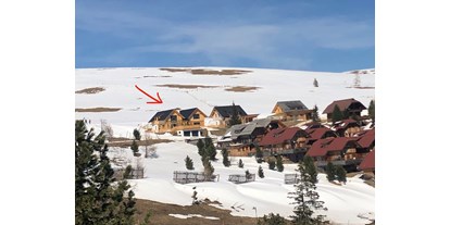 Hüttendorf - Typ: Selbstversorgerhütte - Weißpriach - Lage unserer Chalets auf der Heidialm. - Designchalets Heidialm-Falkertsee
