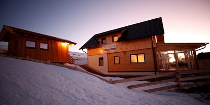 Hüttendorf - Skiraum: im Chalet - Olschnitz-Lind - Wintergarten - Designchalets Heidialm-Falkertsee
