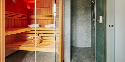 Hüttendorf - Abbenrode - Alle Ferienhäuser verfügen über eine Sauna. - Torfhaus HARZRESORT