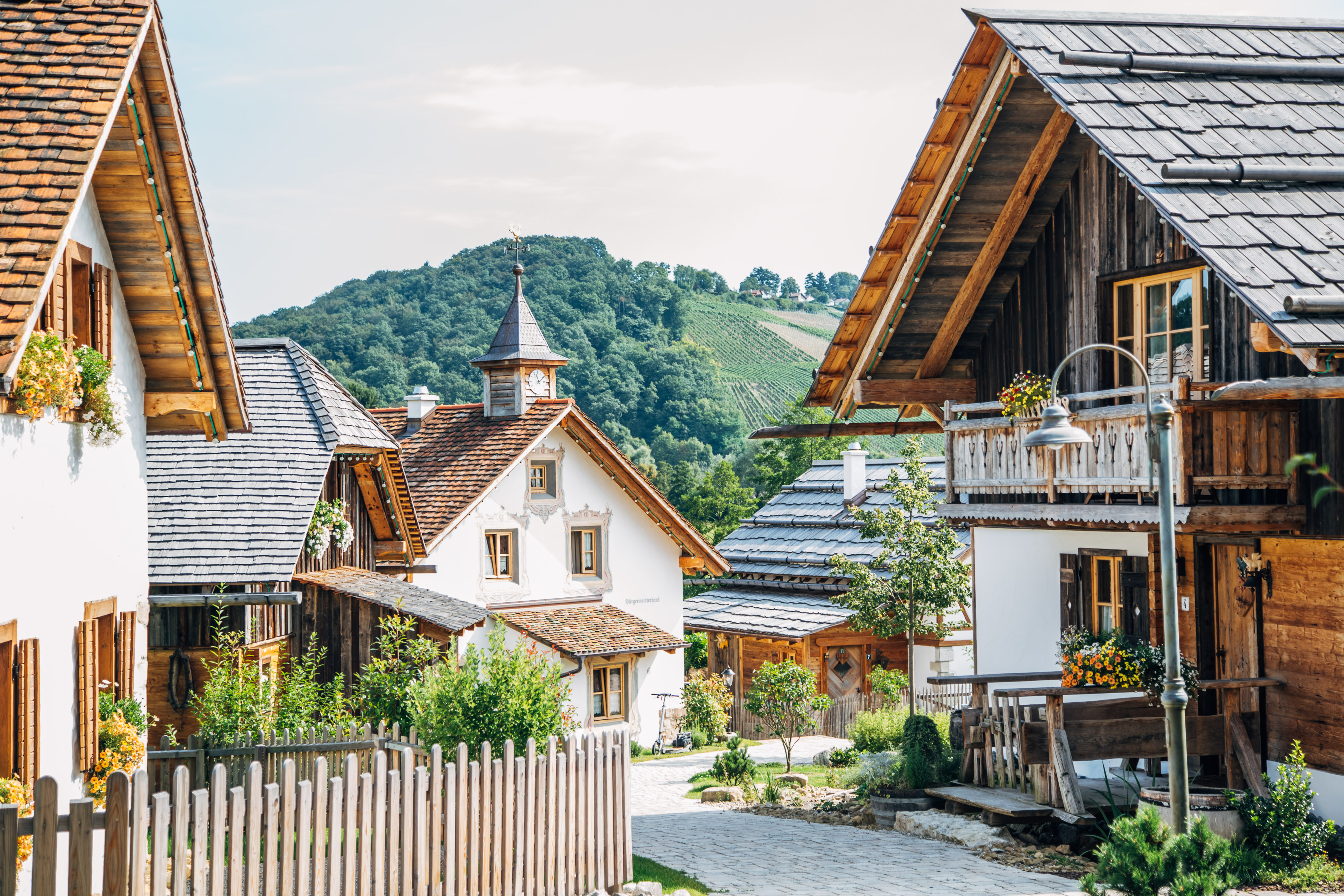Chalet - Blick ins Dörfle - sDörfle 