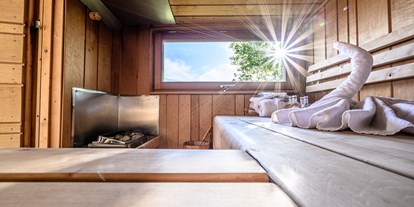 Hüttendorf - Typ: Luxuschalet - Sauna Chalet ZWEIsamkeit - Traumhütten für Zwoa