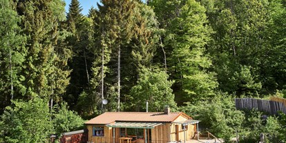 Hüttendorf - offener Kamin - Haidmühle - Chalet GLÜCKlich - Traumhütten für Zwoa