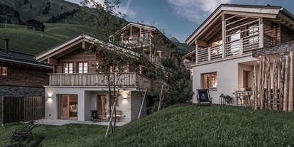 Hüttendorf - Sauna: im Chalet - PLZ 6652 (Österreich) - Alle Chalets sind eigenständige Häuser zur Alleinbenützung - Aadla Walser-Chalets am Arlberg