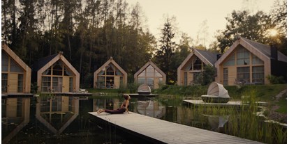 Hüttendorf - Sauna: im Chalet - Kastelruth - ADLER Lodge RITTEN yoga retreats - ADLER Lodge RITTEN